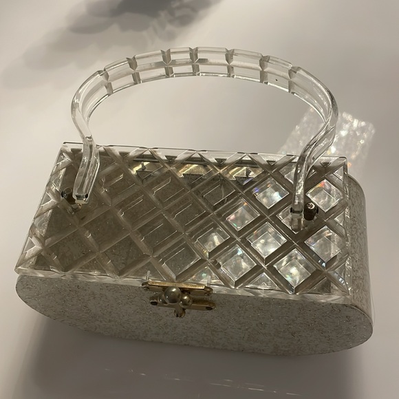 Charles Kahn 1950s Lucite Purse - Picture 2 of 4